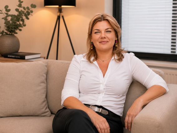 Saskia in gesprek tijdens individuele coaching bij Spreekhuys
