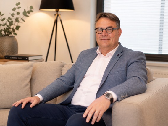 Richard in gesprek tijdens ondernemerscoaching bij Spreekhuys